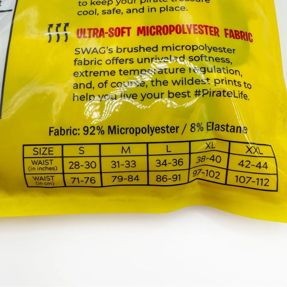 Funyuns Swag Boxer Briefs Mens Large Underwear Yellow Funny Novelty Gift NWT New